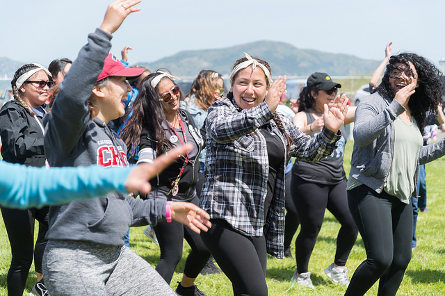 Youth Exercising in Park