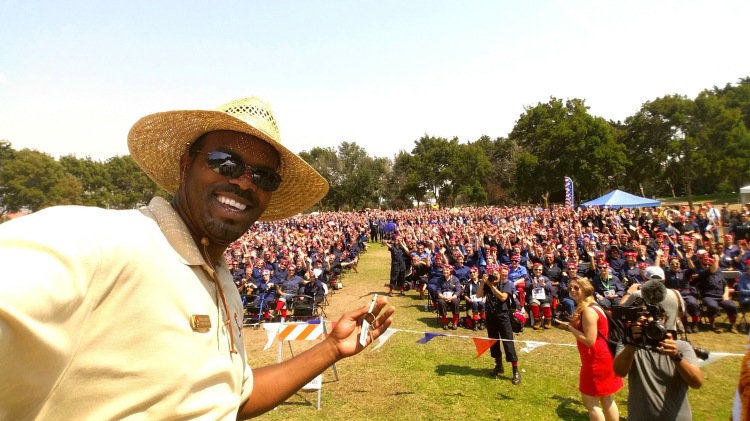 Kieron at the Rosie Rally