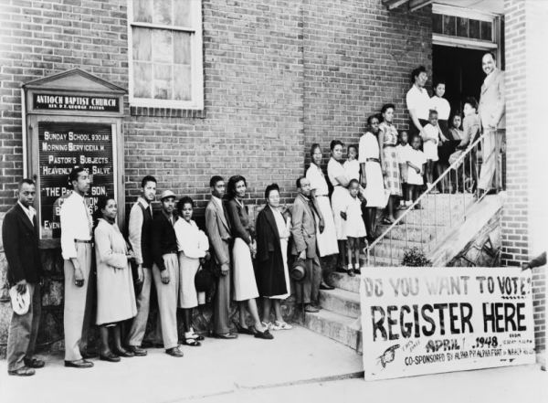 Historic voting photo