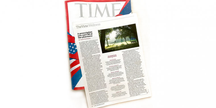 TIME Magazine feature article TIME Magazine feature article