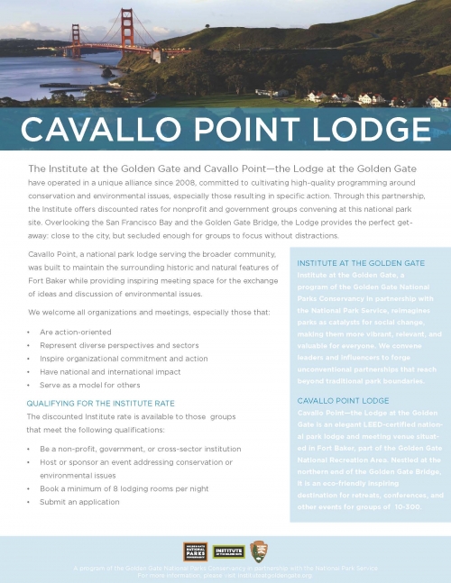 Cavallo Point One-Pager
